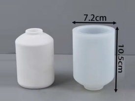 Molde silicona florero liso